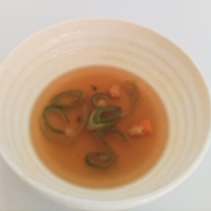 こんにちは！
葱と生姜の鶏がらスープ、とてもおいしかったです♡
レポートありがとうございます(*´ω｀)